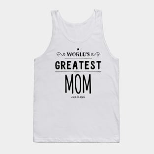 World's Greatest Mom Tank Top